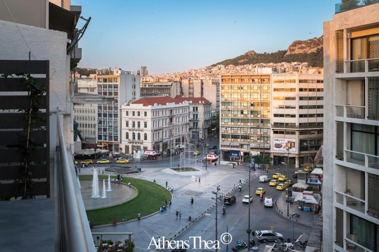 Athensthea Beta Luxury Penthouse Apt In Omonia Bagian luar foto