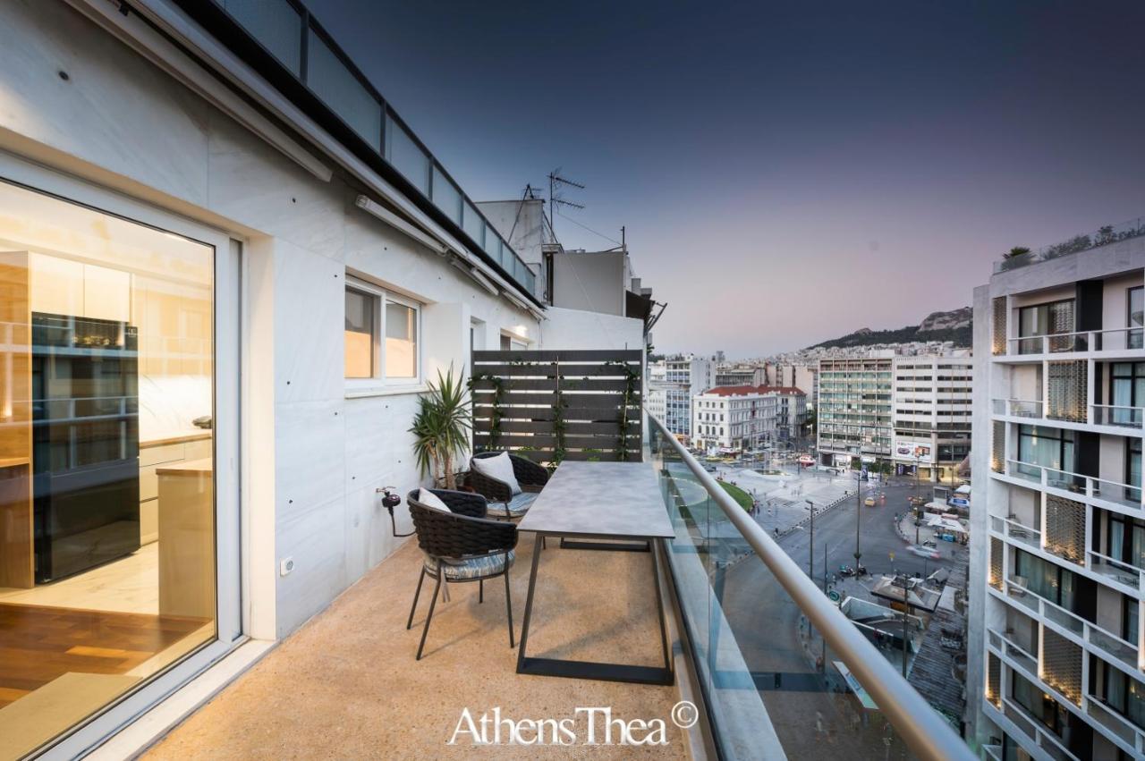 Athensthea Beta Luxury Penthouse Apt In Omonia Bagian luar foto